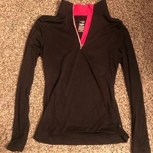 Danskin now child’s black quarter zip